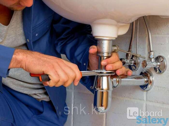 Прокладка трубы к водорозетке длиной свыше 3,5 м в алматы. услуги сантехника, фотография 1