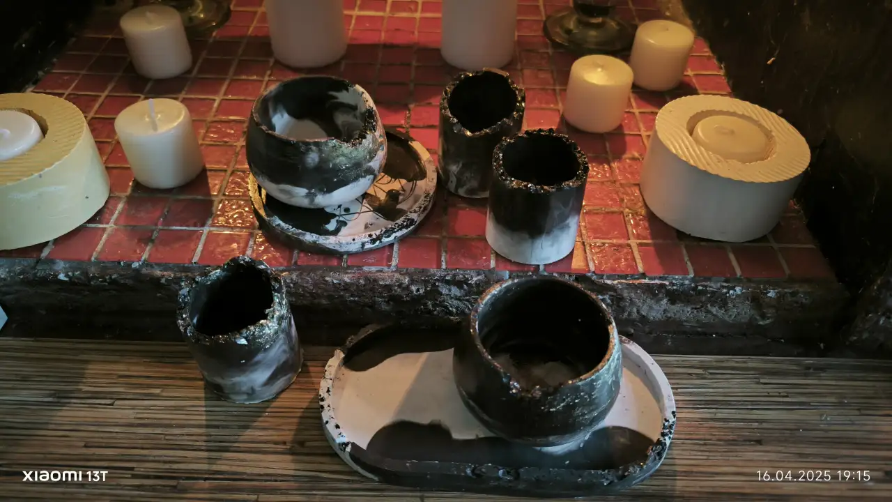 Свечи кашпо, фотография 7