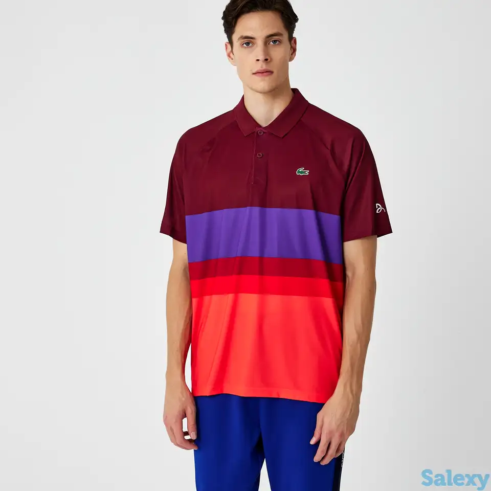 Мужское поло lacoste sport x novak djokovic, фотография 1