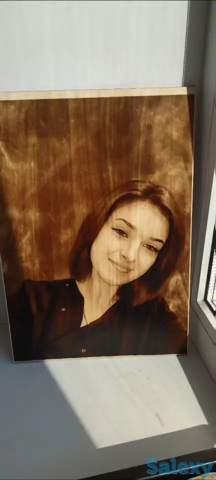 Выжигание портретов и картин на дереве, фотография 1