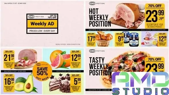 Заказать рекл.ролик для ассортимента супермаркета в Астане (FOOD_33), фотография 1