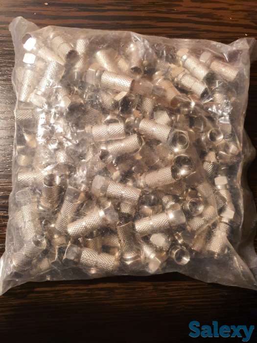 Разъем F соединитель антенный, коннектор, штекер на антенну, фотография 3