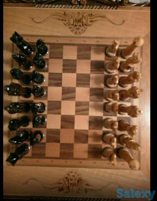 Шахматный столик. Авторской, ручной работы., фотография 3