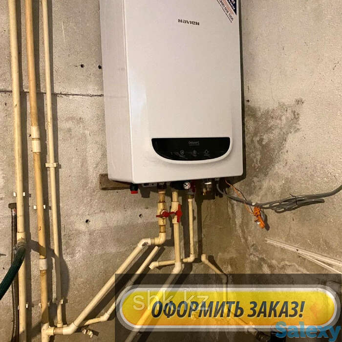 Ремонт и обслуживание, чистка теплообменника газового котла kogaz в каскелене, фотография 1