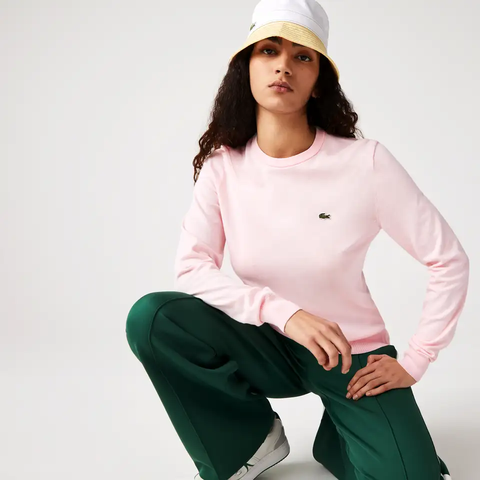 Женский свитер lacoste crew neck, фотография 1
