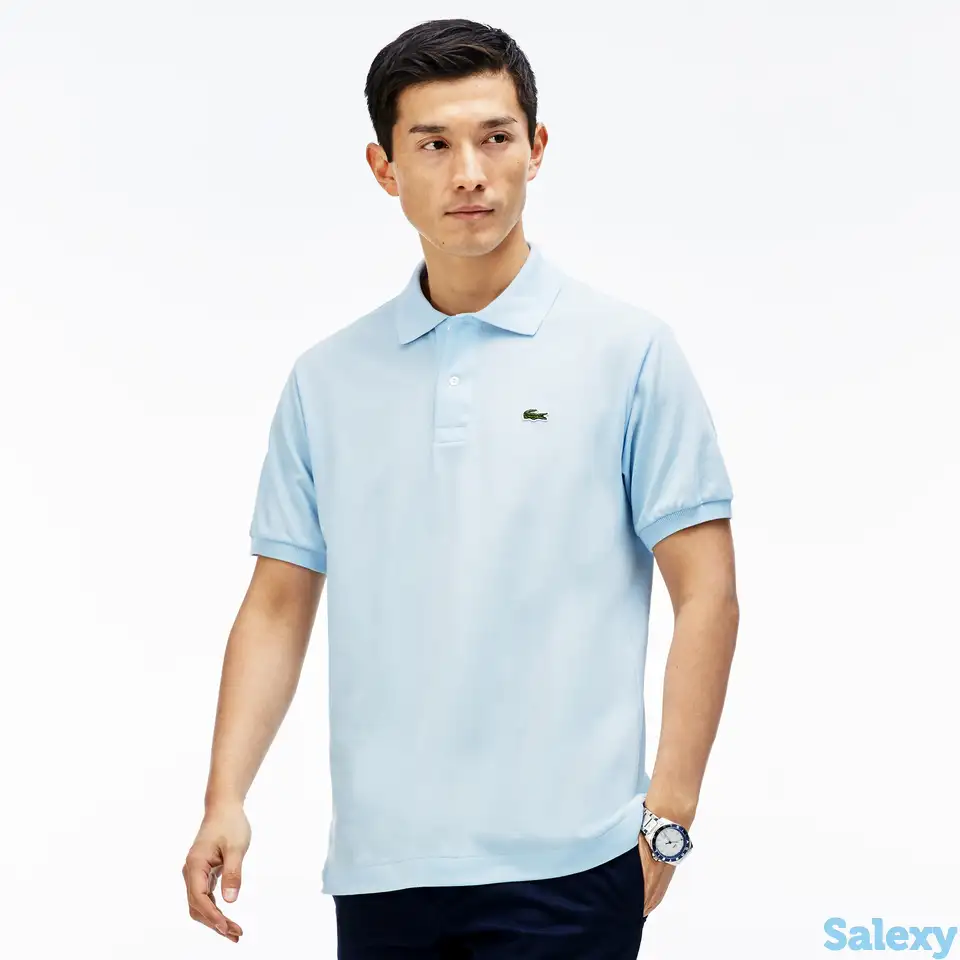 Мужское поло lacoste l1212 classic fit, фотография 1