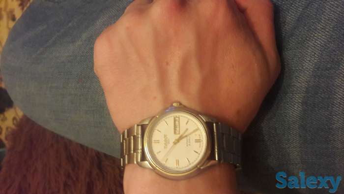 Продам часы тиссот оригенал механика автозаводка водонепрооницаемые сапфировае стекло швицария механизм от ролекс, фотография 3