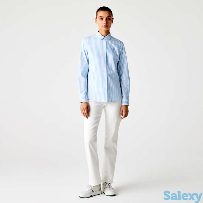 Женская рубашка lacoste slim fit, фотография 1