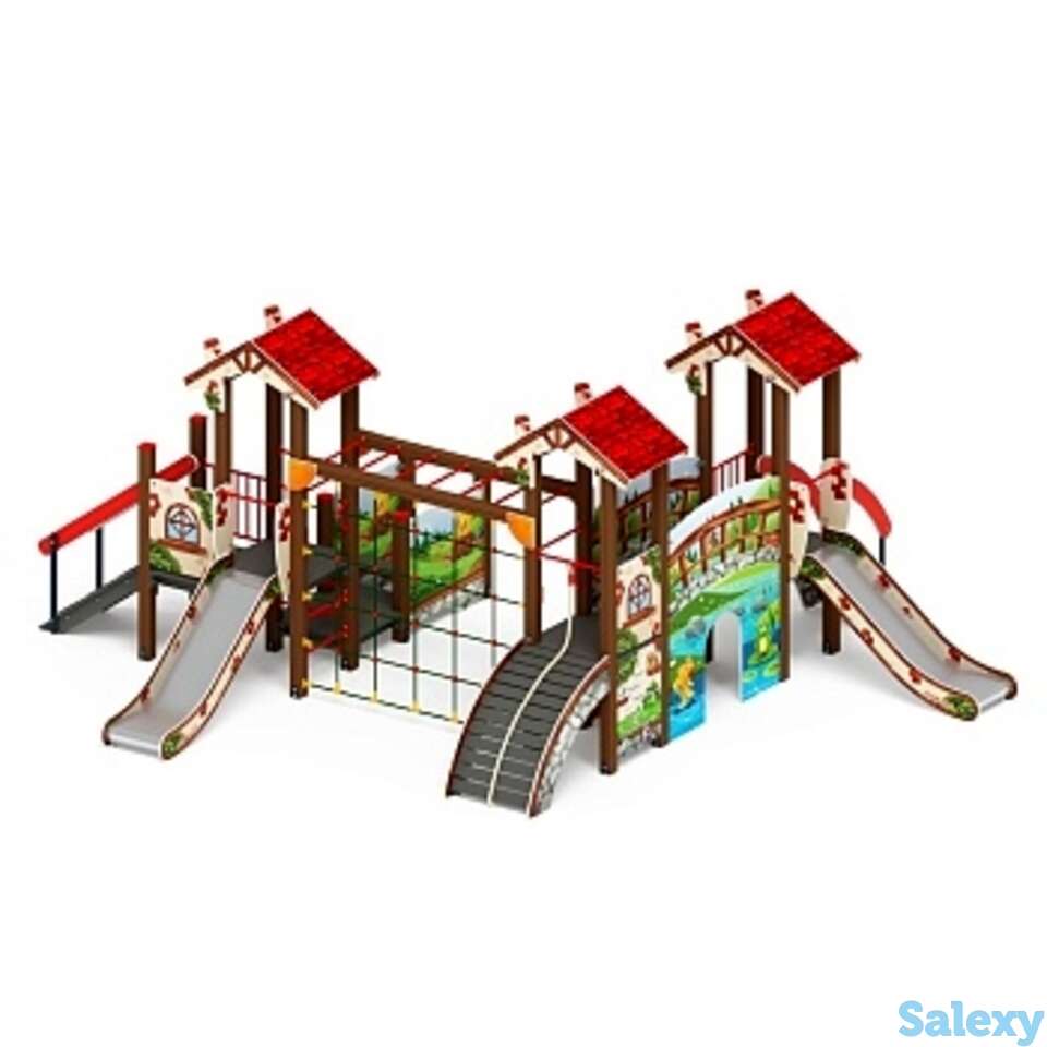 В гостях у сказки - дик 1.05.01-09.с - игровой комплекс h=900, фотография 1