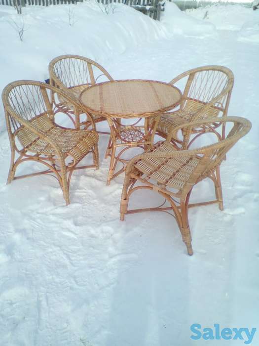 Плетеная мебель из лозы, фотография 1