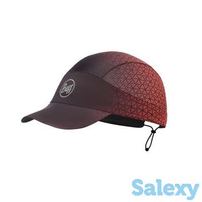 Кепка buff pack run cap r-equilateral red, фотография 1