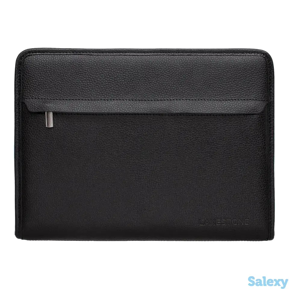 Мужская кожаная папка orland black, фотография 1