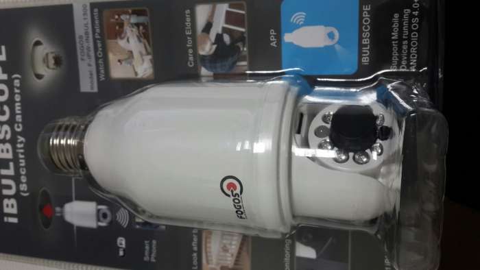 Видеонаблюдение! Камера-лампочка., фотография 1