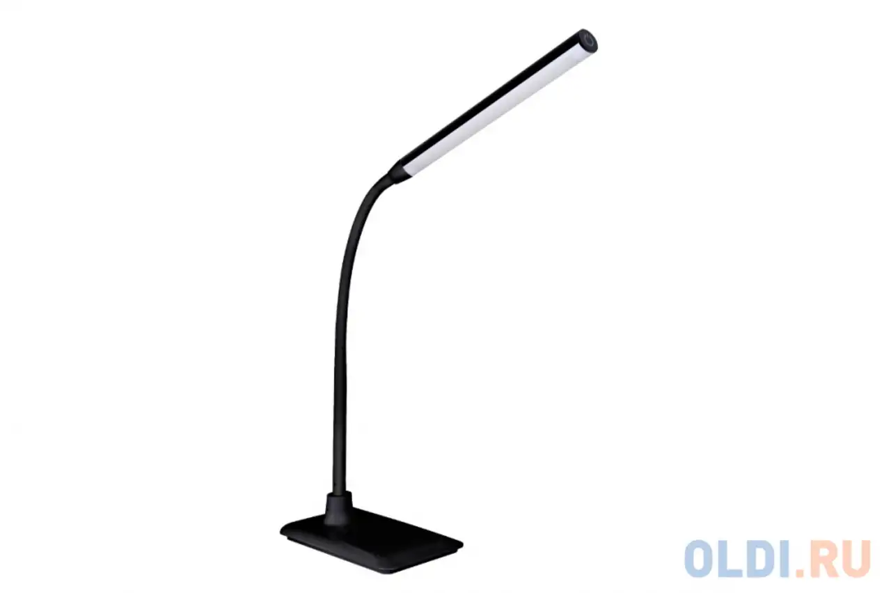 Camelion kd-792  c02 чёрный  led (свет-к настольн.,6 вт,230в, сенсорн.вкл-е,, фотография 1