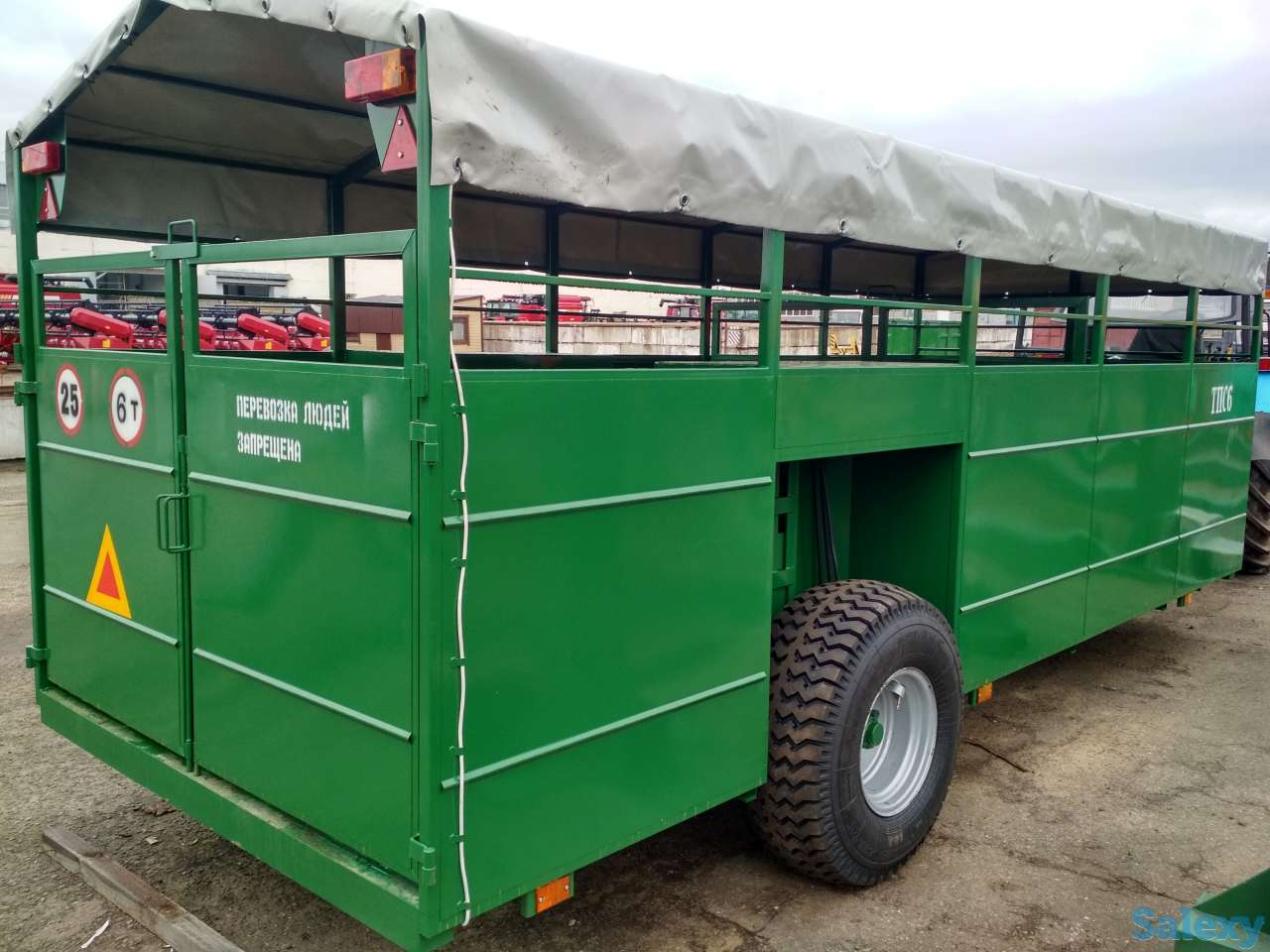 Тележка специализированная ТПС-6 (для перевозки КРС)  (Собственное производство), фотография 1
