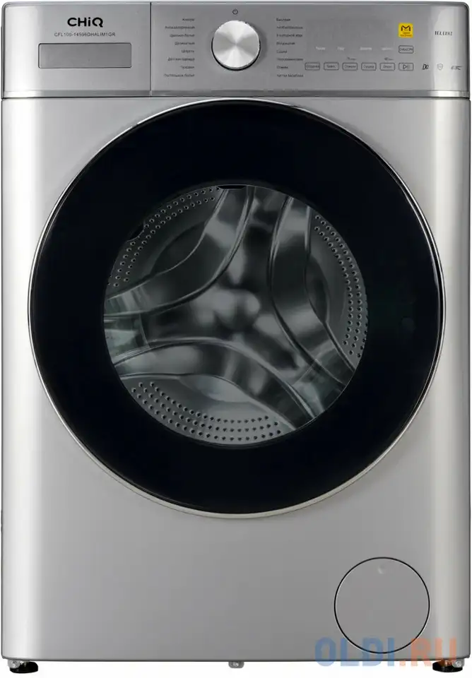 Стиральная машина chiq cfl100-14596dhalim1gr серый, фотография 1