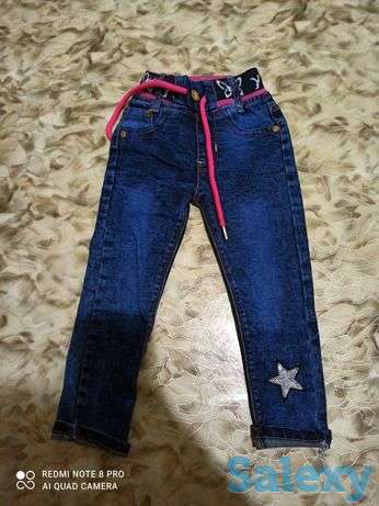 Отдам джинсы детские на девочку на 2-3 года новые почти один раз одева, фотография 1