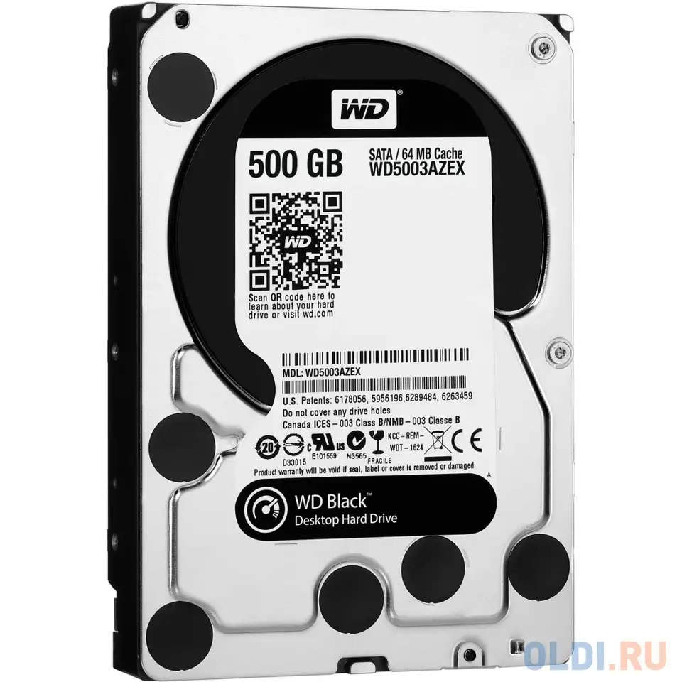 Жесткий диск western digital caviar black wd5003azex 500 gb, фотография 1