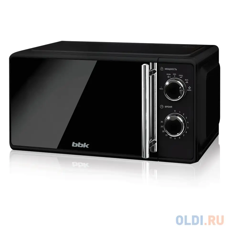 Микроволновая печь bbk 17mws-794m/b-m 700 вт чёрный, фотография 1