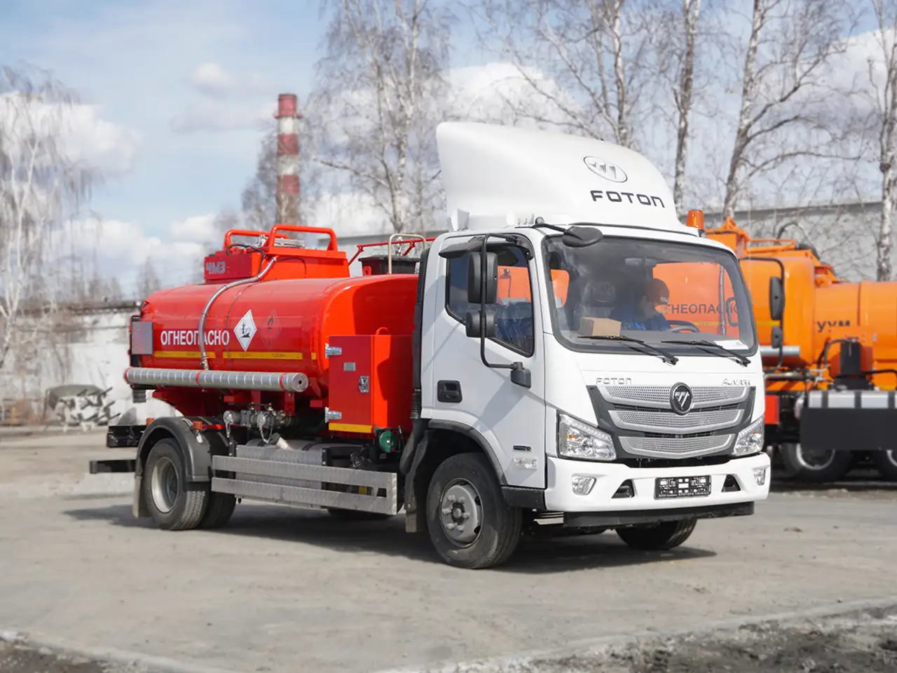 Топливозаправщик 5 м ЧМЗ на Foton Aumark S100, 2025, фотография 4