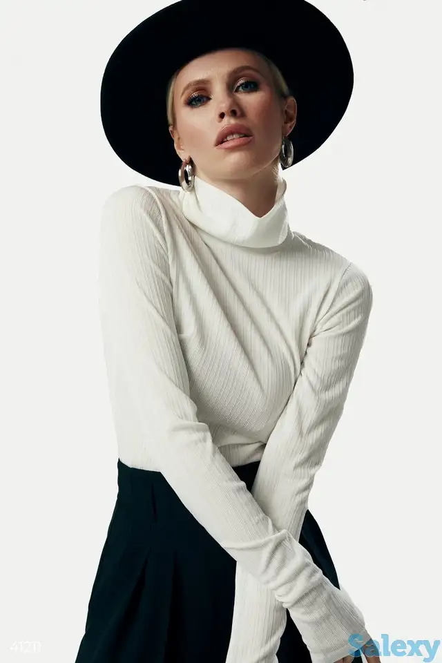 Белый фактурный боди, фотография 1