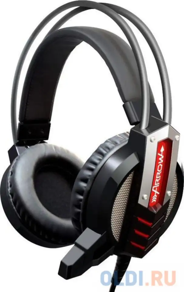 Гарнитура oklick hs-l450g arrow черный 2.2м мониторы (hs-l450g), фотография 1