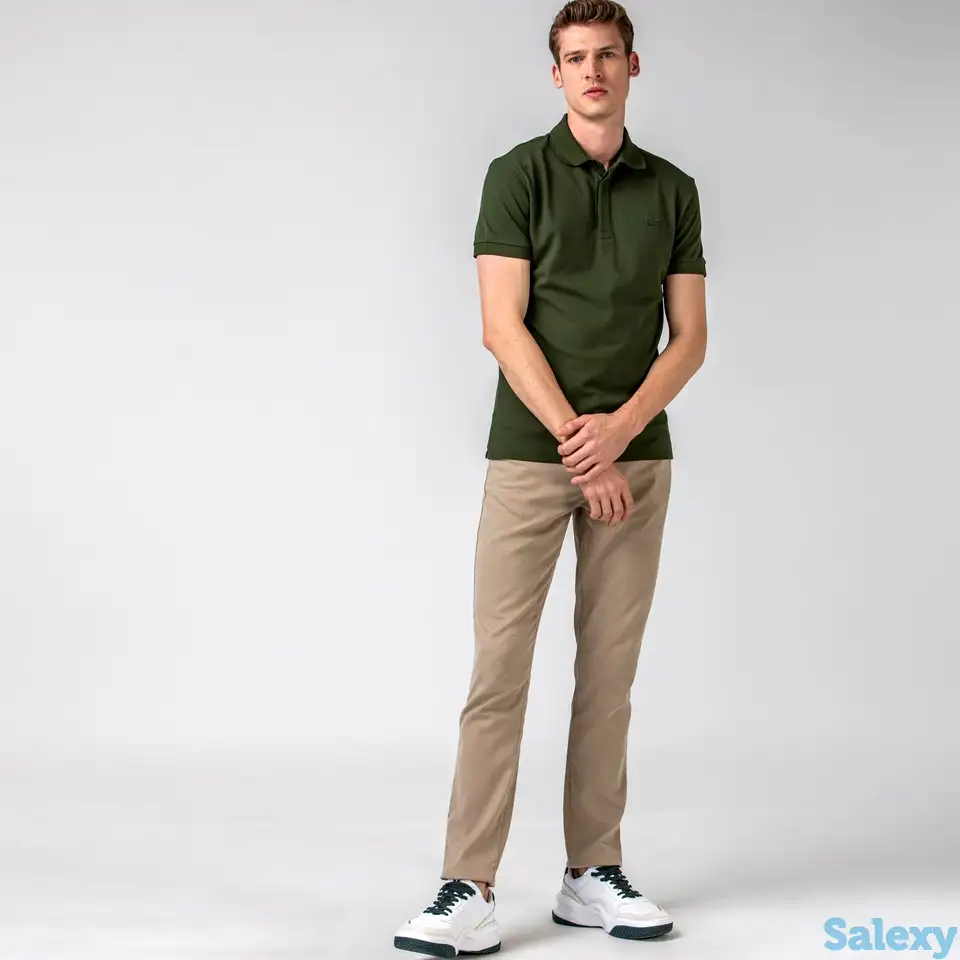 Мужские брюки lacoste slim fit, фотография 1