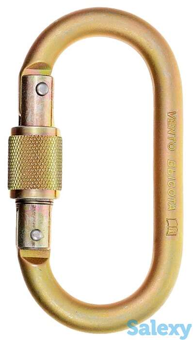 Карабин венто стальной овал высота 513 с муфтой, фотография 1