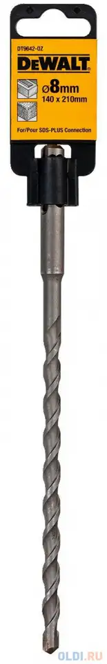Бур dewalt dt9642-qz  sds+ industrial, 8 х 210мм, фотография 1