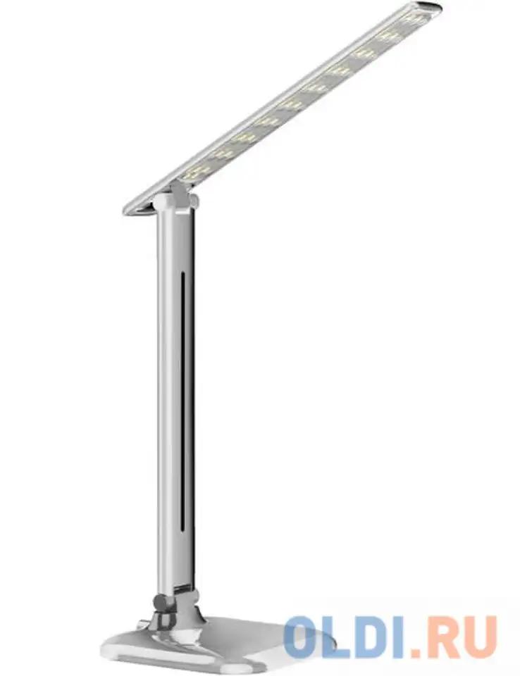 Светильник ultraflash uf-716 c01 (13787) настольный на подставке белый 11вт, фотография 1