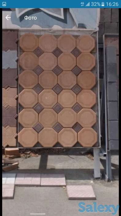 Тротуарная плика, брусчатка, облицовочный кирпич, фотография 3