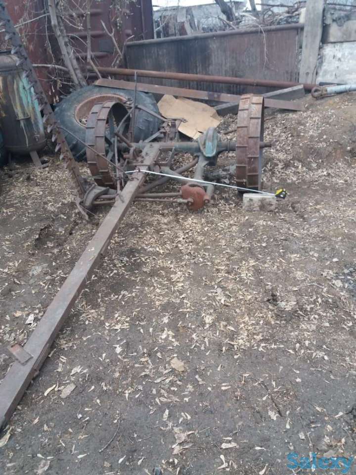 Сенокосилка однобрусковая +грабли + волокуша, фотография 3
