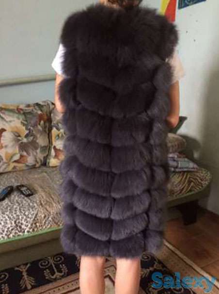 Женский песцовый жилет, фотография 1
