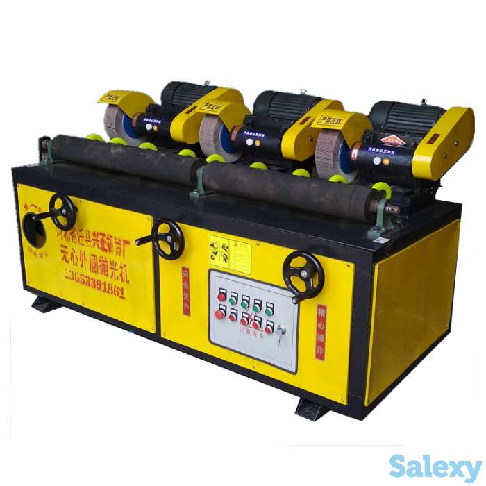 Автоматический станок для очистки профильных и круглых труб от ржавчины., фотография 1