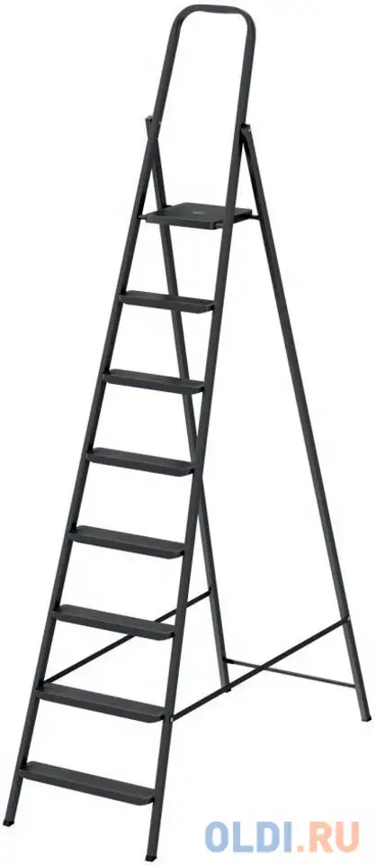 Стремянка 8 ступеней, компактная, стальная россия// сибртех, фотография 1