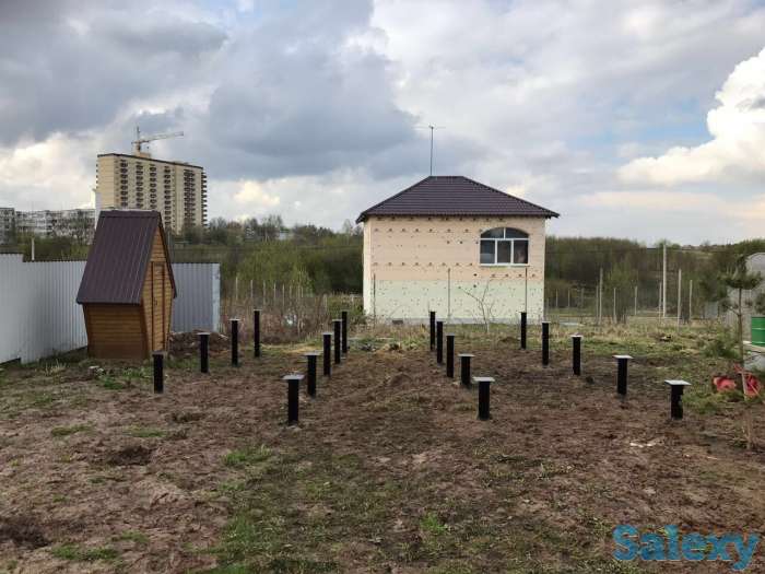 винтовые сваи , фундамент, фотография 4