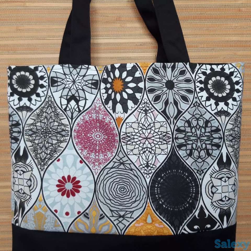 Экосумки, сумки из материала, ручная работа, фотография 2