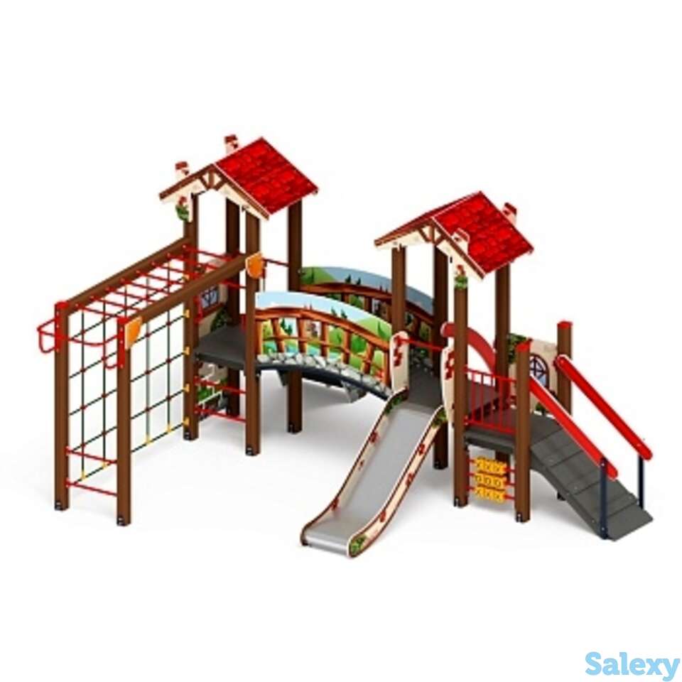 В гостях у сказки - дик 1.05.01-06.с - игровой комплекс h=900, фотография 1