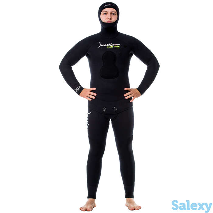 Гидрокостюм marlin skiff pro черный, 9 mm, фотография 1