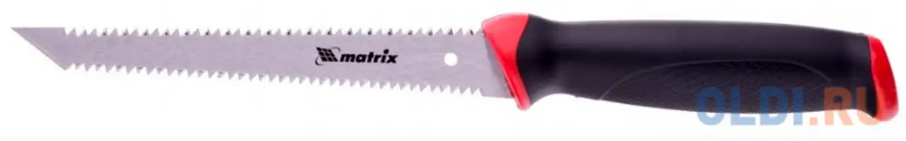 Ножовка по гипсокартону, 180 мм, две рабочие кромки полотна, двухкомпонентная рукоятка//, фотография 1