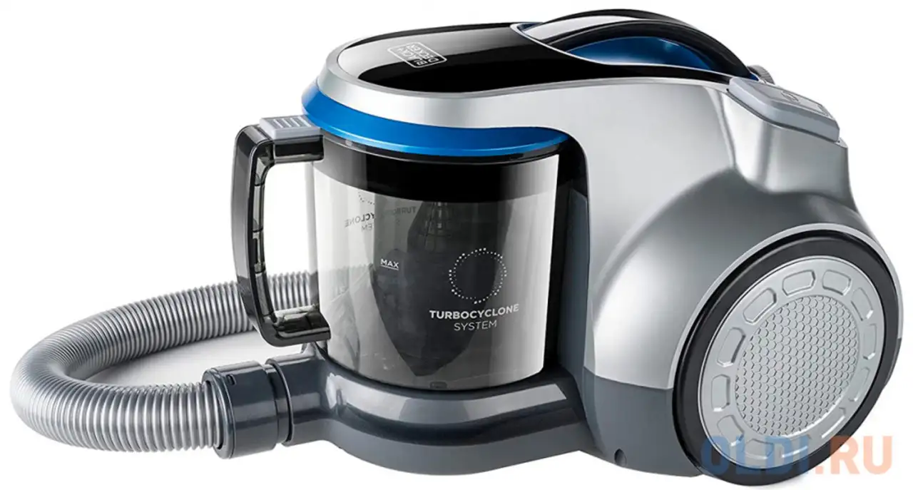 Пылесос black+decker bxvml700e сухая уборка серебристый, фотография 1