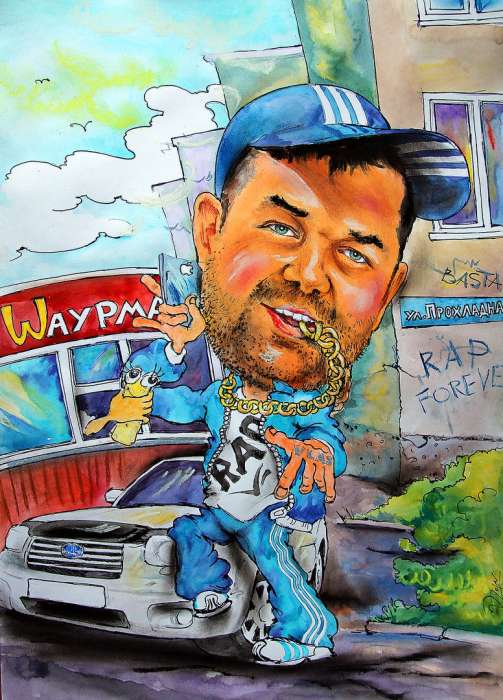 Шаржи по фото, кукла шарж, матрешка шарж, фотография 1