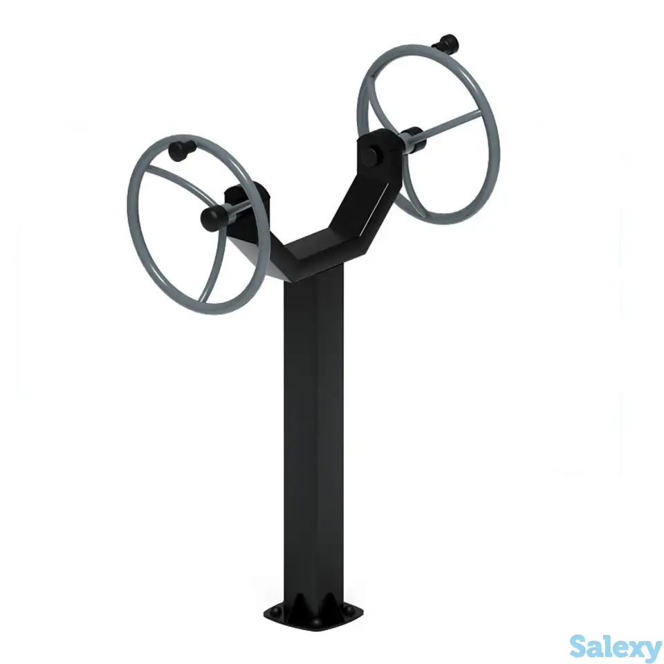 Рули (положение стоя) серый - уличный тренажер - ст 105-13, фотография 2