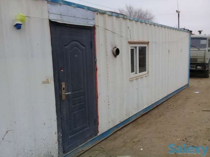 Сдам в аренду утепленный морской контейнер 40 футовый 2,5м. х12 м., вагончик, бытовка, с автономным отоплением, есть о, фотография 9