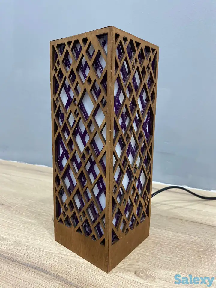 Фиолетовый Интерьерный светильник - ночник, фотография 9