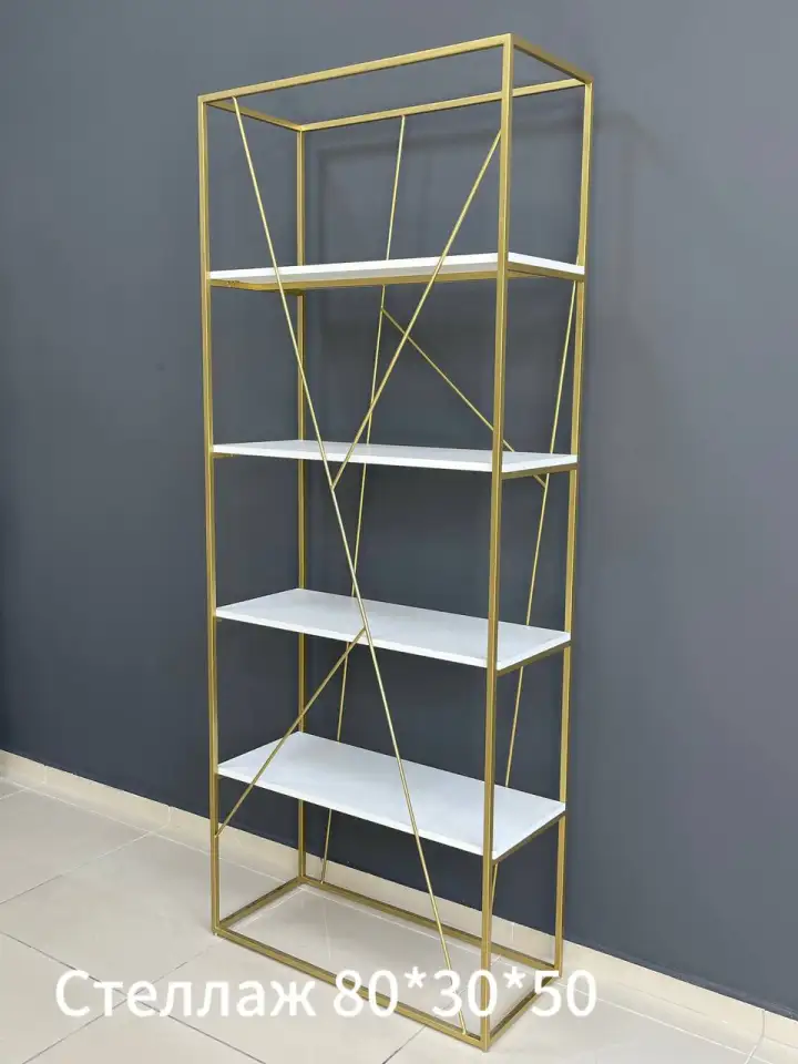 Стеллаж с металлическими ножками Woodhouse в стиле LOFT, фотография 6