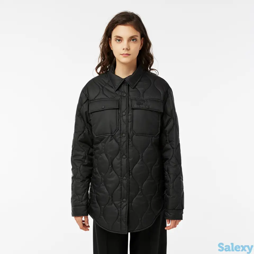 Женская стёганая куртка lacoste, фотография 1