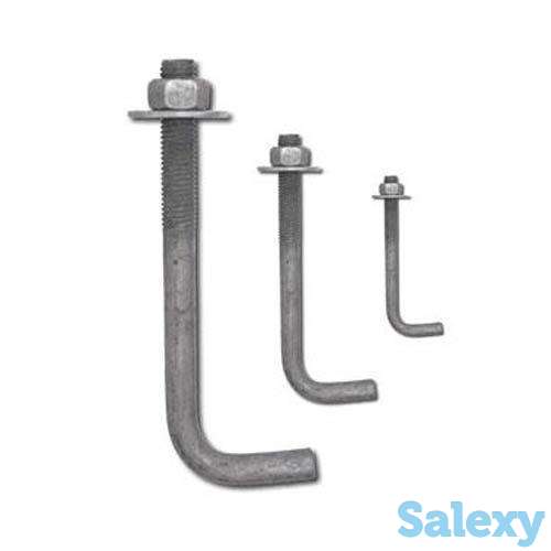 Фундаментные анкерные болты М30*1250 с загибом, фотография 1