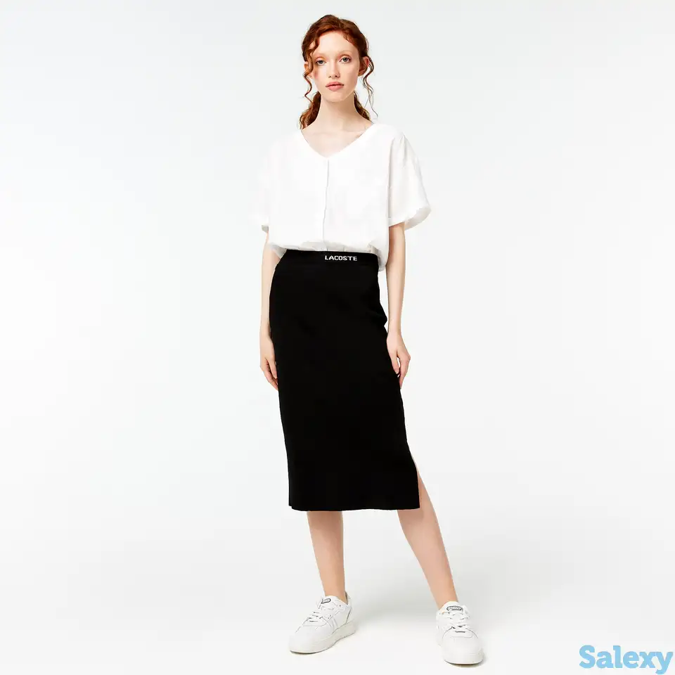 Женская юбка lacoste с эластичным поясом, фотография 1