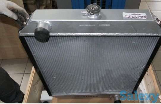 Радиатор водяной на экскаватор-погрузчик Caterpillar 428 (C, D, E, F), 432 (C, D, E, F) Кат Cat, фотография 1